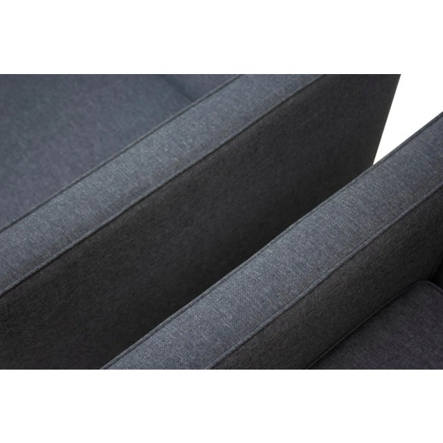 Franklin Shockey Company Tufted Midcentury Armchairs in the Style of Dunbar- a Pair For Sale - Image 4 of 13