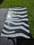 1990s Postmodeen Zebra Print 2 Door Cabinet Buffet Sideboard Console For Sale - Image 12 of 12