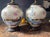 Mid 20th Century Pair of Vintage Naive Hunting Scene Lamps For Sale - Image 10 of 10