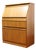 Mid Century Modern Vintage Teak Secreataire Desk For Sale