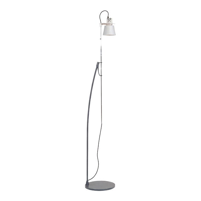 Enzo Mari for Artemide Alfiere Adjustable Floor Lamp Italy, 1985 For Sale