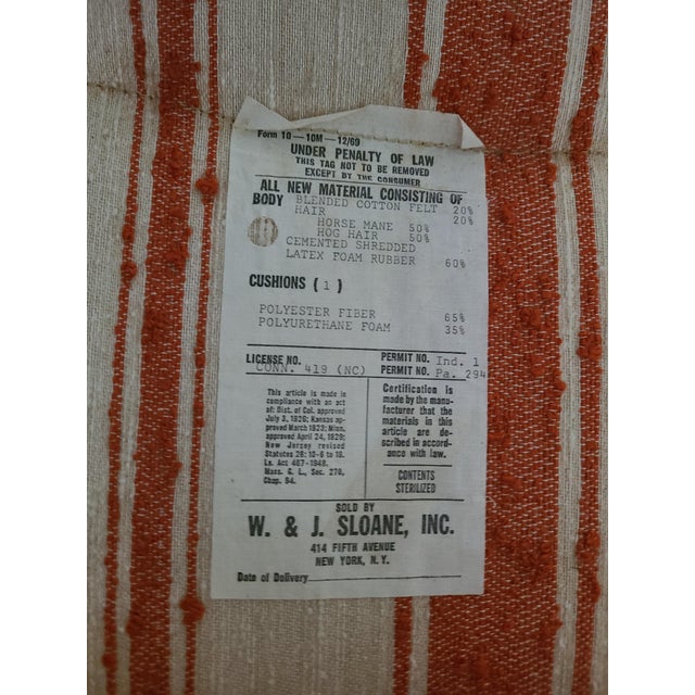 Eggshell W&j Sloane Inc. 1969 Louis XV Provincial Style Cane-Back Settee For Sale - Image 8 of 11
