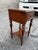 Wood Vintage Regency Louis Xvi Style 2 Tier Side Table For Sale - Image 7 of 14