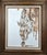 Mid 20th Century R. Scott Signed Mixed Media Native American Figure Drawing, Watercolor Ink on Paper, Framed Fine Art For Sale