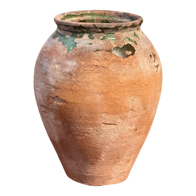 19th Century French Terracotta Confit Pot For Sale