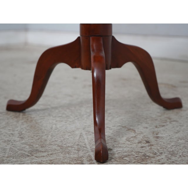 Henkel Harris Cherry Tilt Top Tea Table For Sale - Image 9 of 13