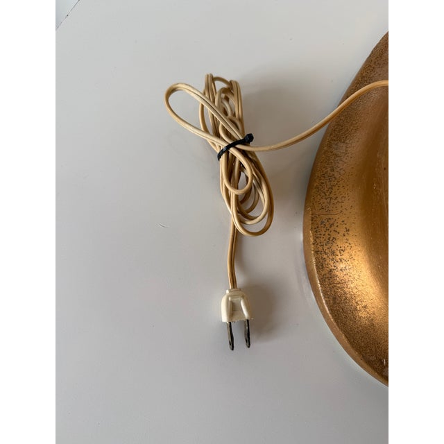 Metal Pair of Vintage French Cherub – Baroque Revival Putti Sculptures on Gilt Bases Table Lamps For Sale - Image 7 of 12