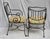 Vintage Mid-Century Modern Wrought Iron Patio / Garden Chairs - Set of 4.