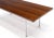 Wood Hans Wegner Signed Rosewood Coffee Table on Chrome Cylinder Legs For Sale - Image 7 of 11