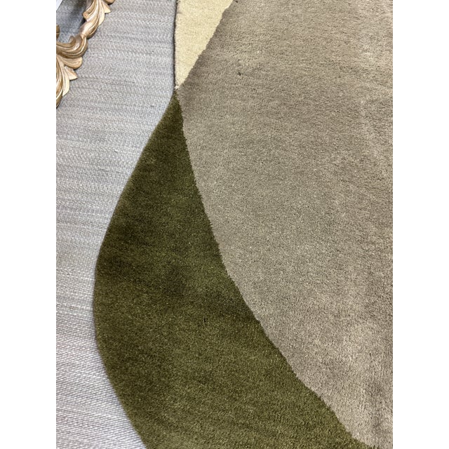 5ft 3in X 6ft 8in Brink & Campman Element Moore Moss Rug For Sale In San Francisco - Image 6 of 11