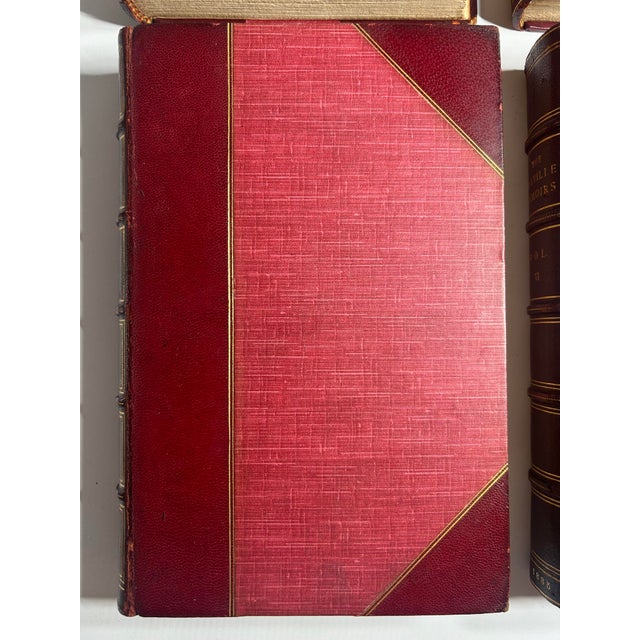 Late 19th Century Leather Volume Set, the Greville Memoirs - 8 Books For Sale - Image 12 of 15