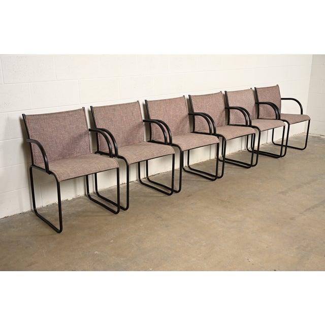 Knoll Richard Schultz for Knoll Modern Model 1407 Armchairs, Set of Six For Sale - Image 4 of 14