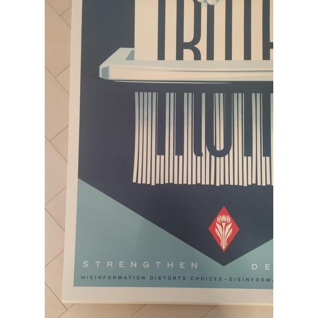 Shepard Fairey (Obey), Defend Truth, 2024, Offset Print For Sale - Image 5 of 9