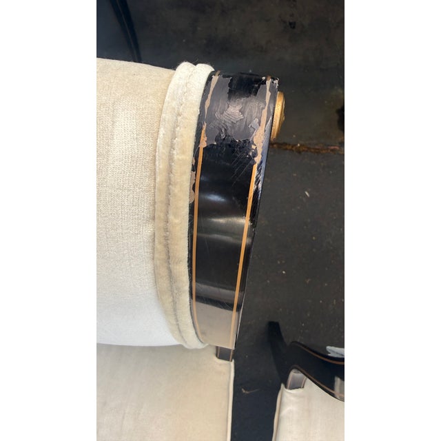 Late 20th Century 10 Kindel Neoclassical Dining Chairs With Scroll Arms – Newly Reupholstered For Sale - Image 13 of 15