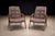 Brazilian Modern Pair of Armchairs in Brazilian Hardwood & Fabric, Gelli, Brazil, 1960s - Lot 508 For Sale - Image 10 of 16