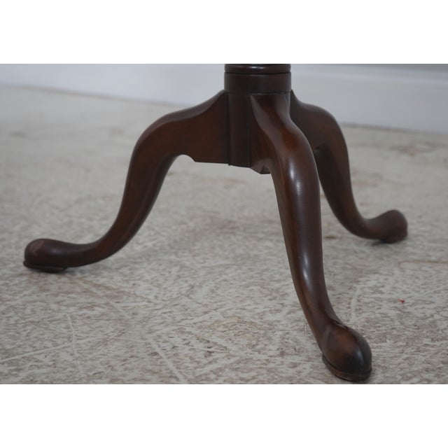 1980s Pair Kittinger Wa-1010 Colonial Williamsburg Pedestal Tables For Sale - Image 9 of 14