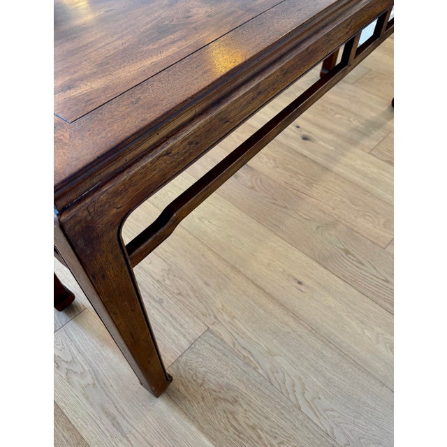 Vintage Henredon Chinoiserie/Ming Style Sofa Table/Console For Sale - Image 12 of 14