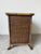 Vintage Coastal Organic Bamboo & Woven Wicker Three-Drawer Nightstand For Sale - Image 11 of 12