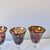 Late 20th Century Late 20th Century Blown Tortoiseshell Dichroic Glass Flared Wine Goblets - Set of Four For Sale - Image 5 of 6