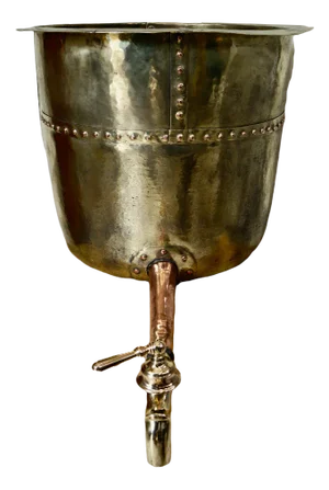 Antique French Brass and Copper Wine Still