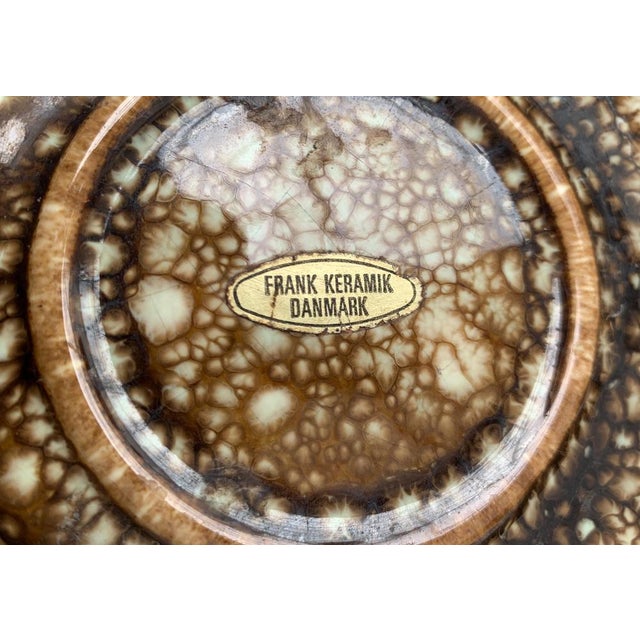 Mid-Century Danish Studio Pottery Bowls from Frank Keramik, 1960s, Set of 2 For Sale - Image 13 of 18