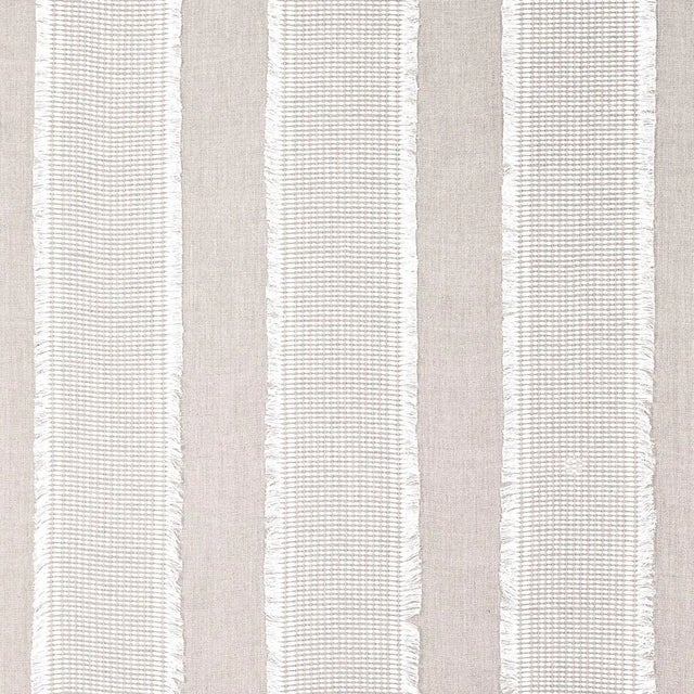Transitional Sample - Schumacher Tulum Casement Fabric in Flax For Sale - Image 3 of 6