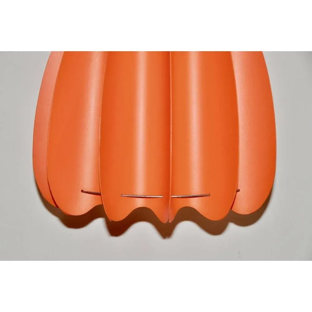 Danish Red Plastic Lamp For Sale - Image 11 of 12