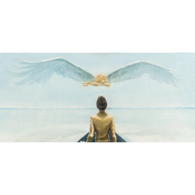 Early 21st Century The White Winged Lion by Mihai Florea For Sale - Image 5 of 6