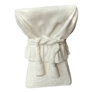 John Dickinson Attr. Plaster Drape Side Table For Sale