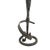 Gray Hand Wrought Iron Calla Lily Candle Holder in the Style of Jack Brubaker For Sale - Image 8 of 10
