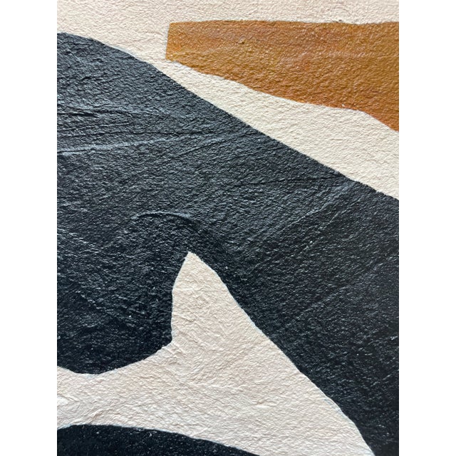Contemporary abstract painting on canvas. Framed in hand crafted oak frame R.K. Red believes there is nothing better than...