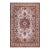 Vintage Retro No Pile Beige/Red Wool Rug - 8'3'' X 11'1'' For Sale