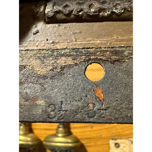 Victorian Yale & Towne Y&t Backplates Canopy & Hinges Architectural Hardware Lot For Sale - Image 10 of 12