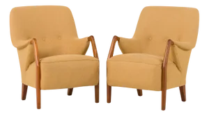 Mid-Century Scandinavian Lounge Chairs in Teak and Wool, 1960s, Set of 2