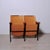 Two-Seater Cinema Armchair Bench in Numbered Two-Tone Wood, 1960s For Sale - Image 10 of 18