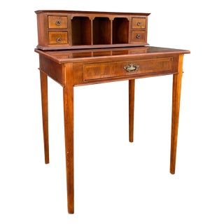 French Louis XVI Style Writing Desk with Gallery, 1930s For Sale