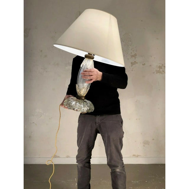 1960s Vintage Italian Murano Lamp by Ercole Barovier For Sale - Image 5 of 11