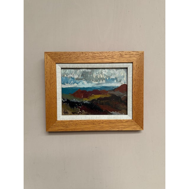 Göran Brunius, Landscape, 1960s, Oil on Panel, Framed For Sale - Image 13 of 18