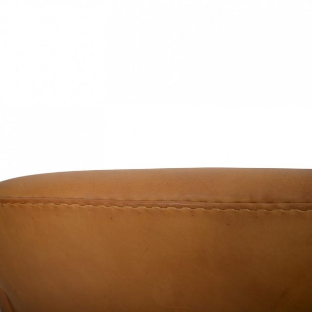 Swan Sofa in Cognac Anilin Leather by Arne Jacobsen, 2000s For Sale - Image 15 of 18