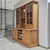 English Vintage English Pine Kitchen Dresser With Plate Rack & Wine Storage For Sale - Image 3 of 13