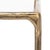 Jessa Rectangle Console Table - White / Brass For Sale - Image 4 of 7