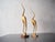 Vintage Herons Statue in Wood, 1970s For Sale - Image 4 of 15