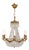 Late 20th Century French Empire Style Bronze Basket Chandelier For Sale