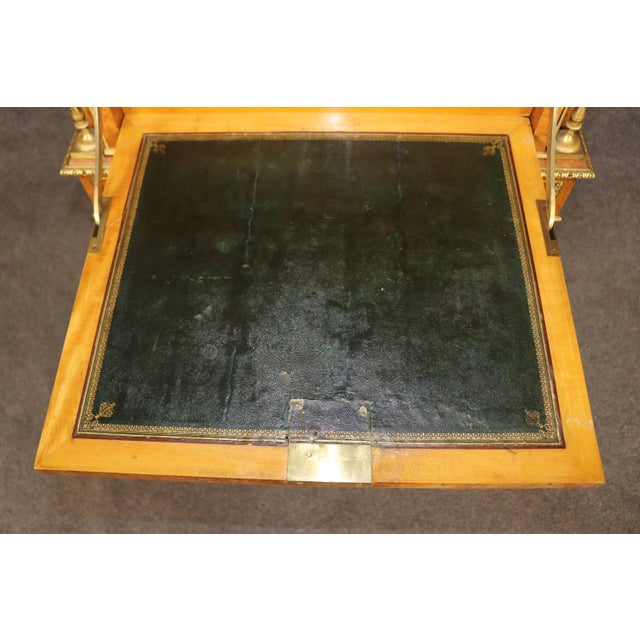 Rouge Marble Jewelery Quality Bronze Secretary Desk by Jules Piret For Sale - Image 16 of 17