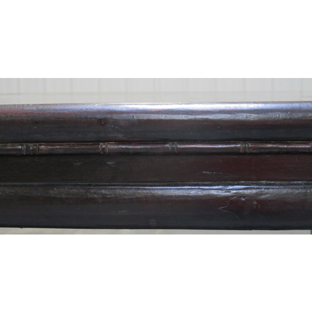 Antique Square Lacquered Tea Table For Sale In Greensboro - Image 6 of 9