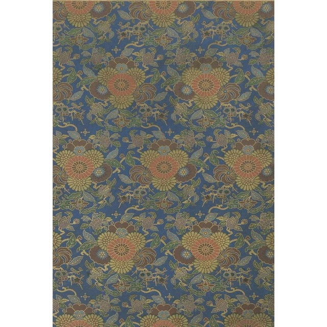 Japanese Chrysanthemum and Cloud Patterns, 1880s, Paper For Sale - Image 4 of 10