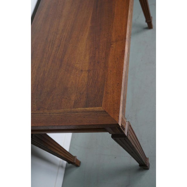 Louis XVI French Walnut Writing Desk, 1920s For Sale - Image 13 of 16