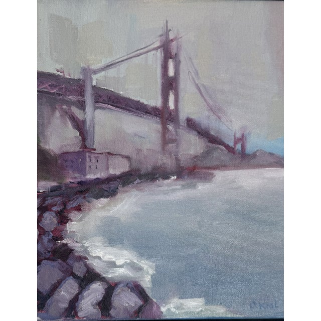 Contemporary Oil Painting Landscape by Danka Krol For Sale - Image 3 of 9