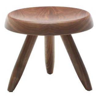 Mid-Century Modern Berger Wood Stool by Charlotte Perriand for Cassina For Sale