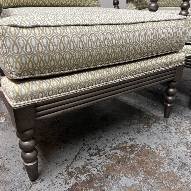 Ethan Allen Brant Arm Chairs, a Pair Chairish